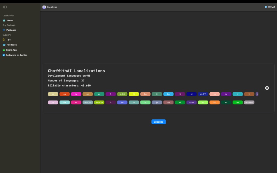 #3. Easy Localise (macOS) 由: Alex Gameli Heyman