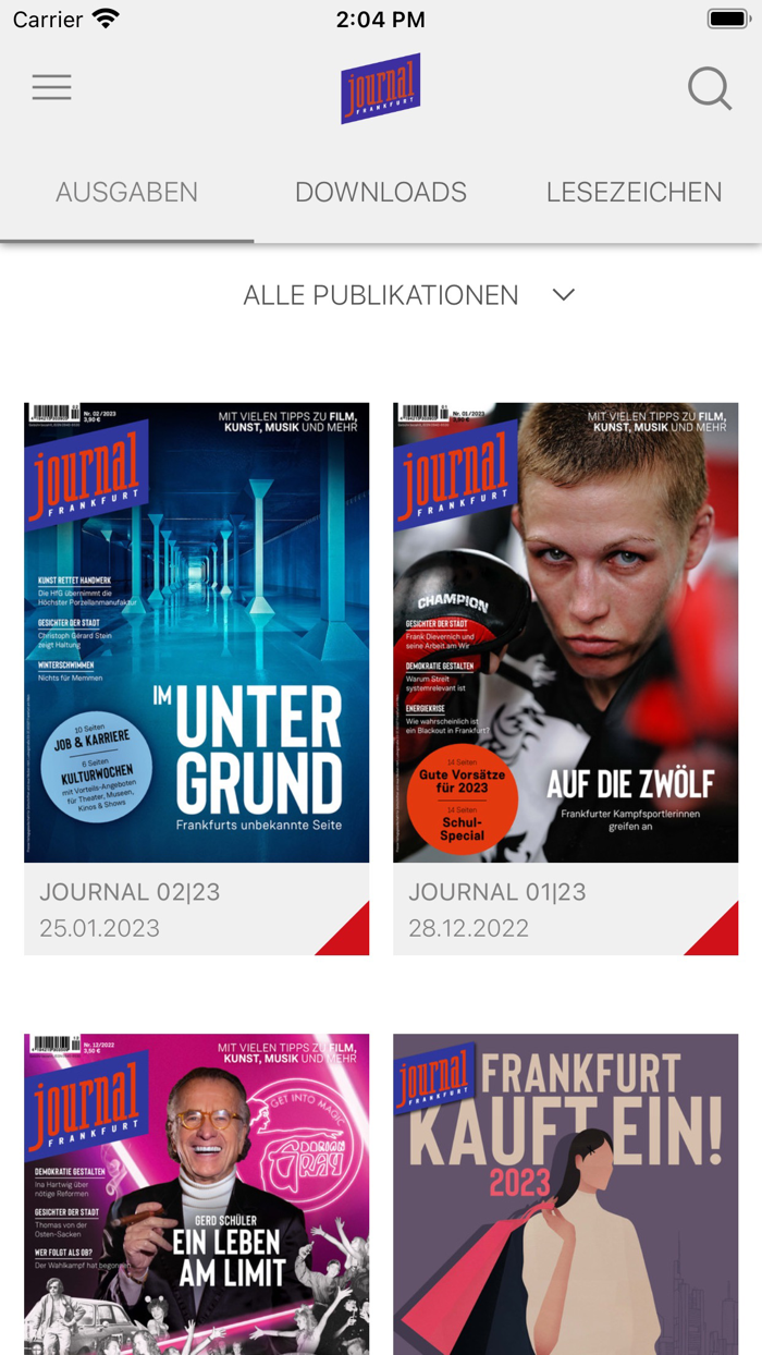 JOURNAL FRANKFURT Kiosk