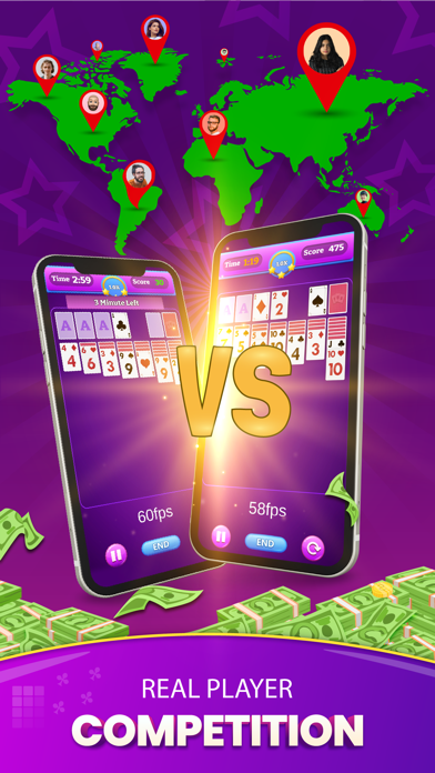 Solitaire Vie: Real Money Game Screenshot