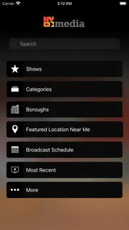 nyc media iphone screenshot 1