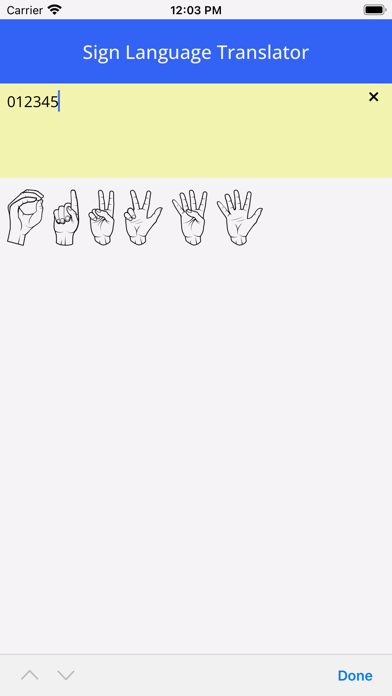 Sign Language Translator Screenshot