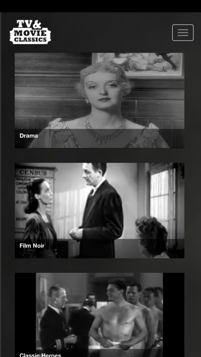 TV & Movie Classics Channel Screenshot