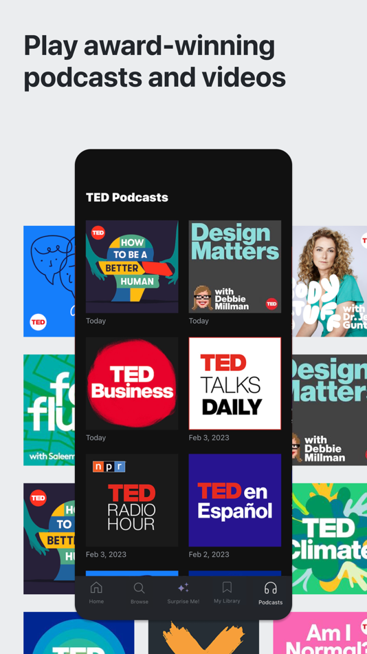 #7. TED Talks: Watch and Learn. (iOS) 게시자: TED Conferences LLC