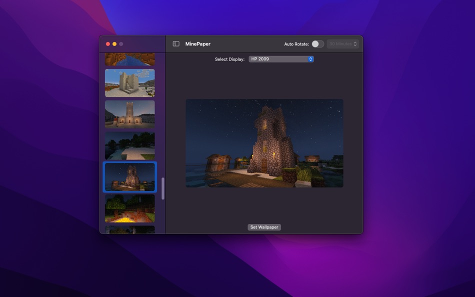 #1. MinePaper (macOS) 由: Timothy Lickteig