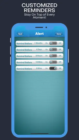 Captura de pantalla de Big Day–Event Countdown Clock en iPhone 5
