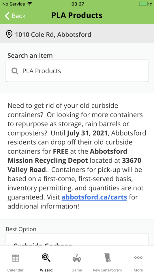 #5. Abbotsford Curbside Collection (iOS) 由: City of Abbotsford