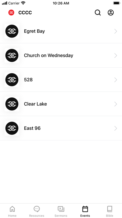 Clear Creek Community Church Screenshot