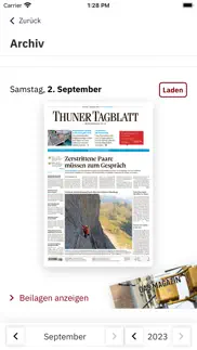 bz thuner tagblatt e-paper iphone screenshot 3