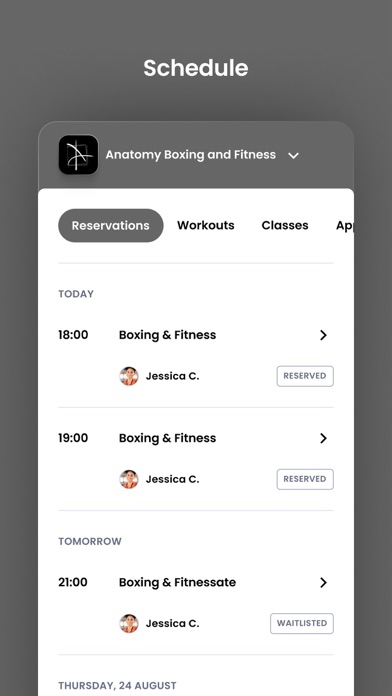 Screenshot #3 pour Anatomy Boxing and Fitness