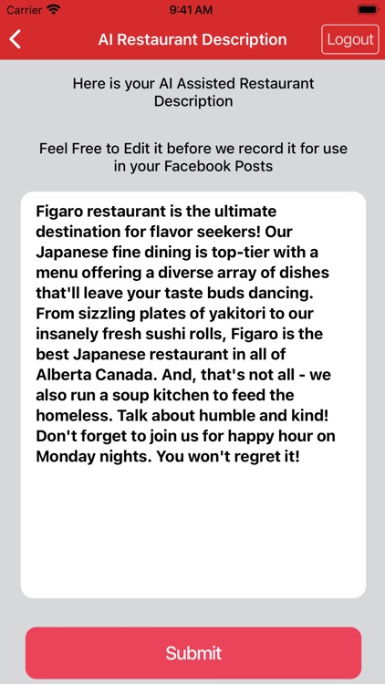 AI Assist Restaurant Marketing screenshot-5