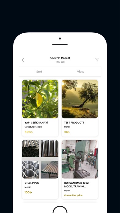 Sanayiden App Screenshot