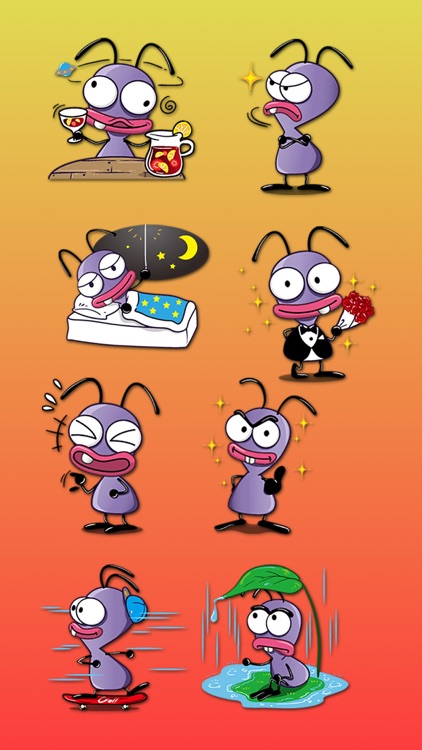 Cute Cockroach Stickers screenshot-4