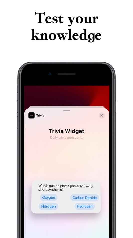 #3. Trivia Widget (iOS) 由: Kawaii