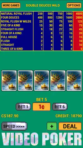 Game screenshot Video Poker Super Classic apk