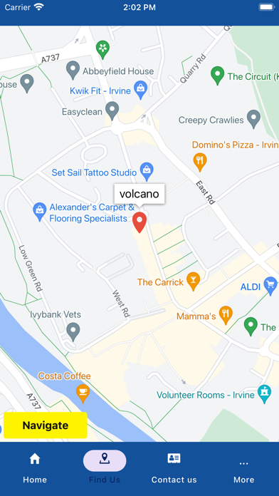 Volcano Takeaway Irvine Screenshot