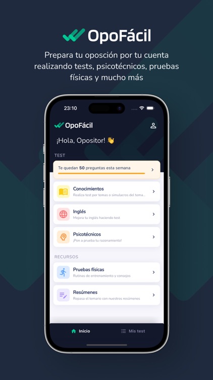 OpoFacil - Test Policía y GC