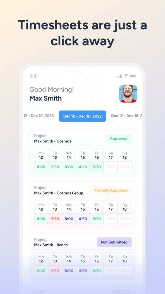 #1. MSR Timesheets (iOS) 由: TRACKEX LLC