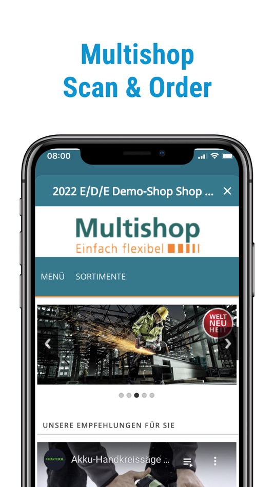 #1. Scan & Order (iOS) 由: Einkaufsbüro Deutscher Eisenhändler GmbH