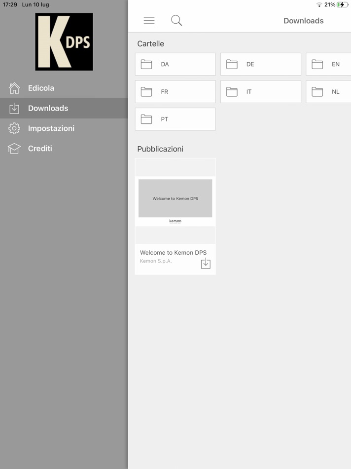 #1. Kemon DPS (iOS) 由: Kemon S.p.A.