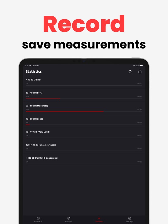 Screenshot #6 pour Decibel Meter - Sonometre dB