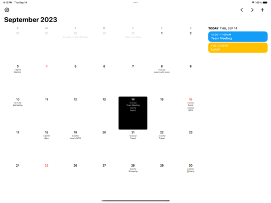 Ermine iPad screenshot 5 - Productivity app