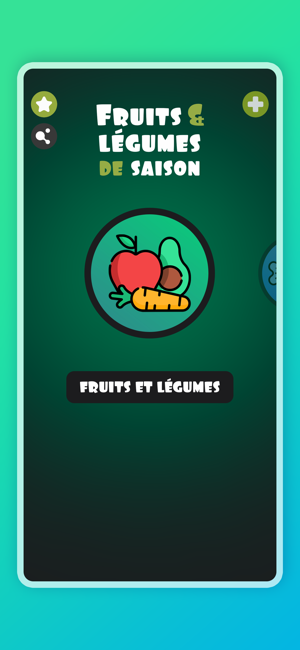 ‎Fruits et légumes de saison Capture d'écran