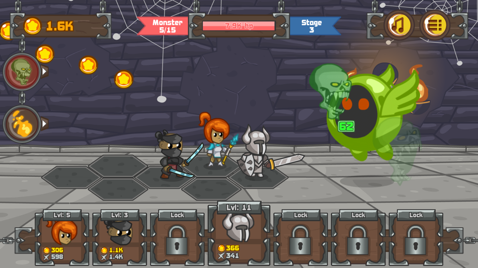 #3. Dungeon And Knight (iOS) 由: Hoang Tran Viet