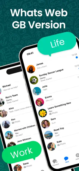 Game screenshot Messenger Duo for WhatsApp apk