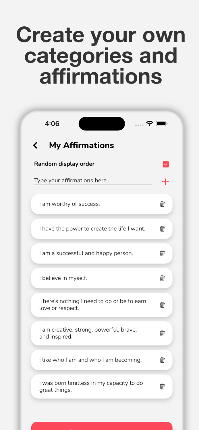 Affirmations mirror