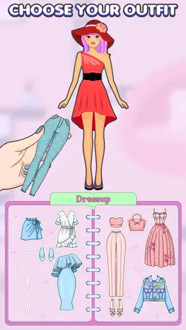 Game screenshot DIY Paper Doll Dress Up Games mod apk