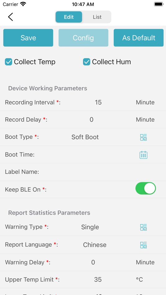 #3. TEMP&HUM (iOS) By: 嘉 李