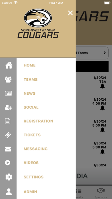Northwest Rankin Athletics Screenshot