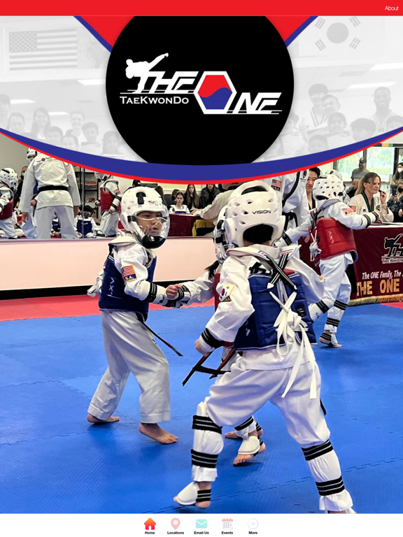The ONE TaeKwonDo iPad screenshot 1 - Sports app