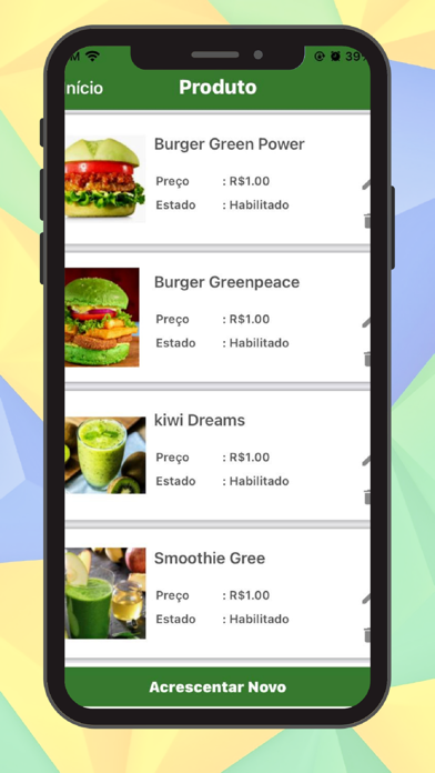 Heybrasil restaurant app Screenshot