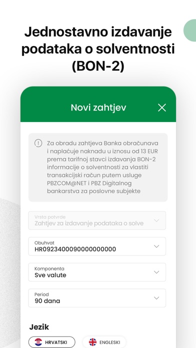 PBZ mobilno bankarstvo za PS Screenshot