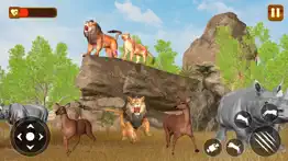 lion simulator - wild animals iphone screenshot 1