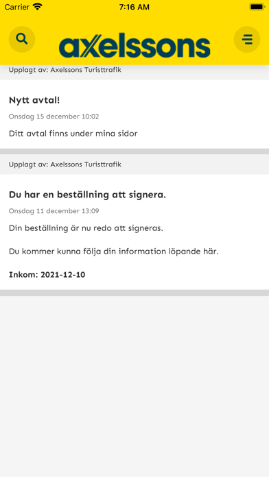 Screenshot #2 pour Axelssons Turisttrafik