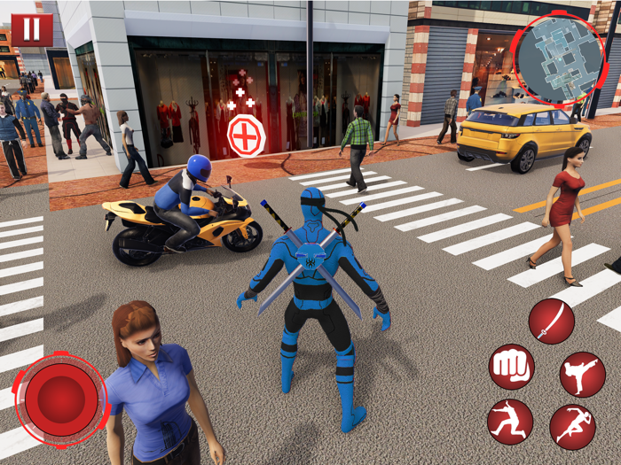 Spider Ninja Superhero Battle