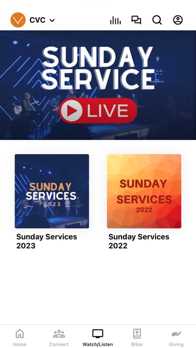 Cobb Vineyard Church Screenshot