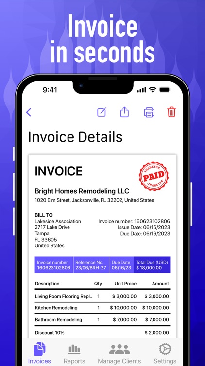 Invoice Maker. Invoice App