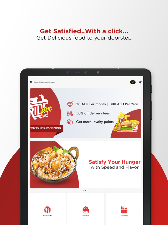 RideApp  Food and Groceries