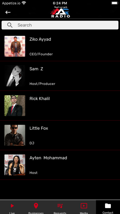 Arab American Radio Screenshot