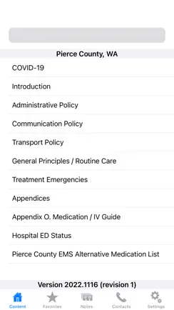 Pierce County EMS Protocols iPhone image 2
