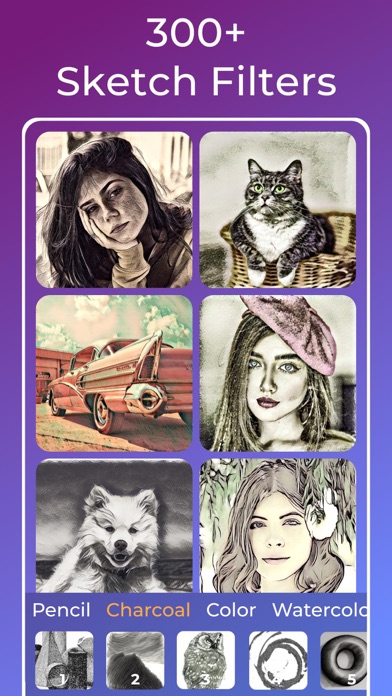 Screenshot #2 pour Photo Sketch Maker