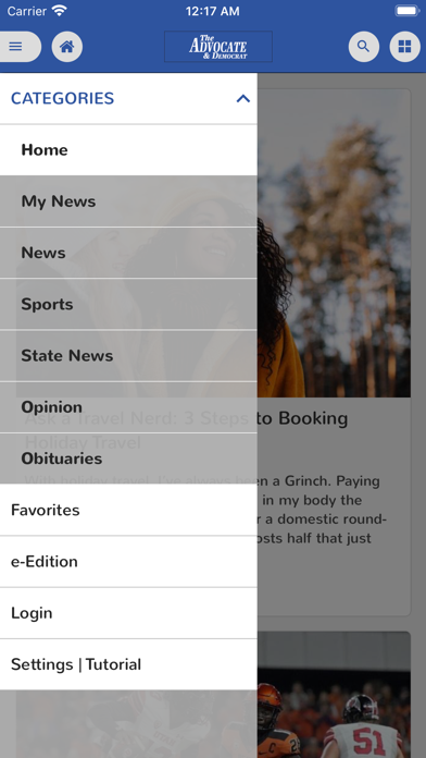 The Advocate & Democrat Screenshot