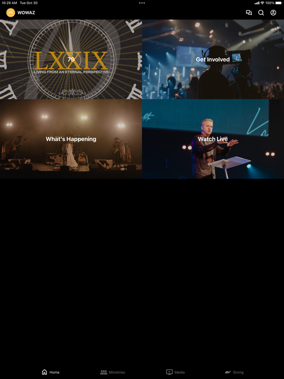 Without Walls AZ iPad screenshot 1 - Education app