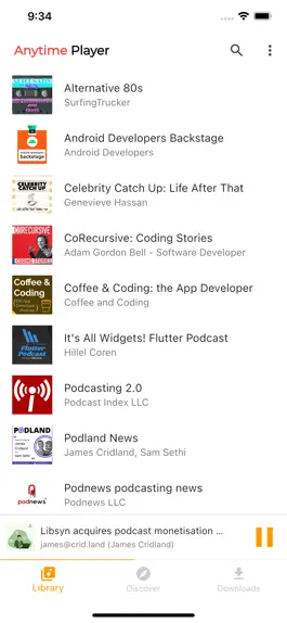 Game screenshot Anytime Podcast Player mod apk