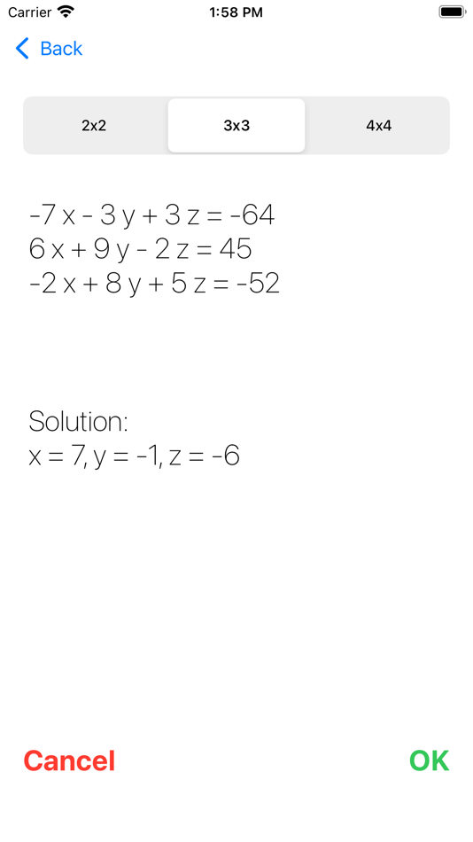 #3. Systems Of Equations (iOS) By: Francesco Grassi