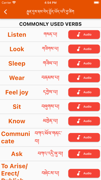 Tibetan Honorific Screenshot
