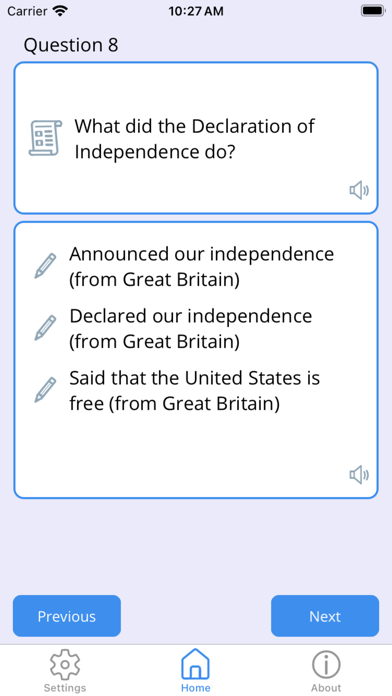 U.S. Citizenship Test '24 Screenshot